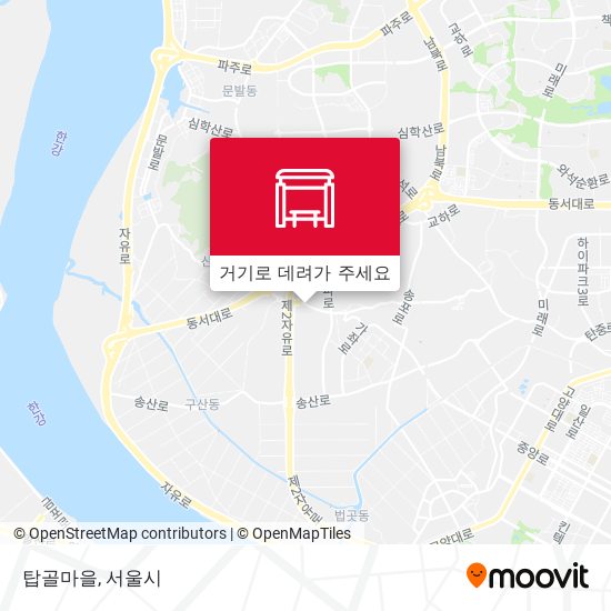 탑골마을 지도