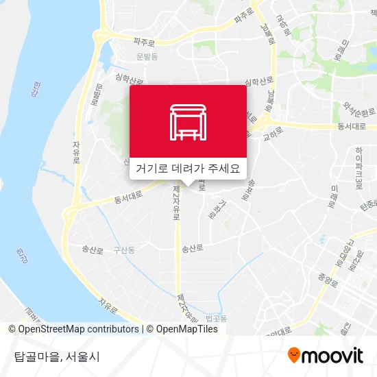 탑골마을 지도