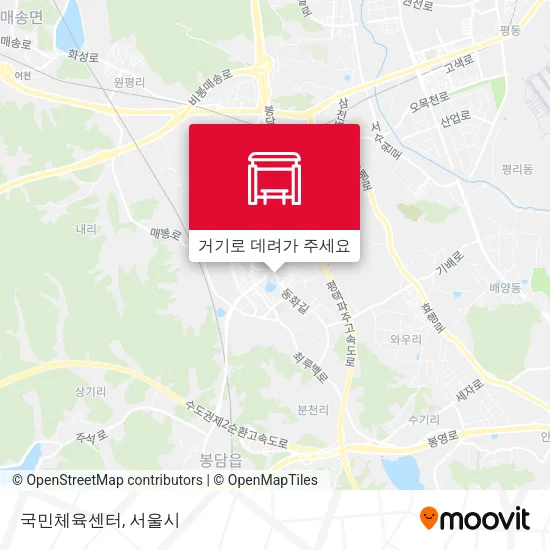 국민체육센터 지도