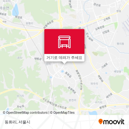 동화리 지도
