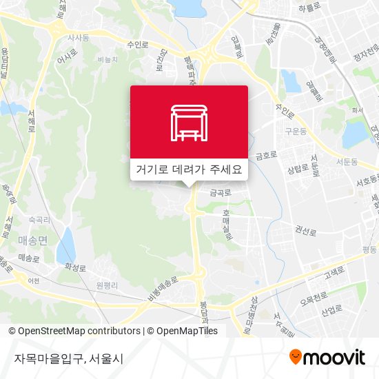 자목마을입구 지도