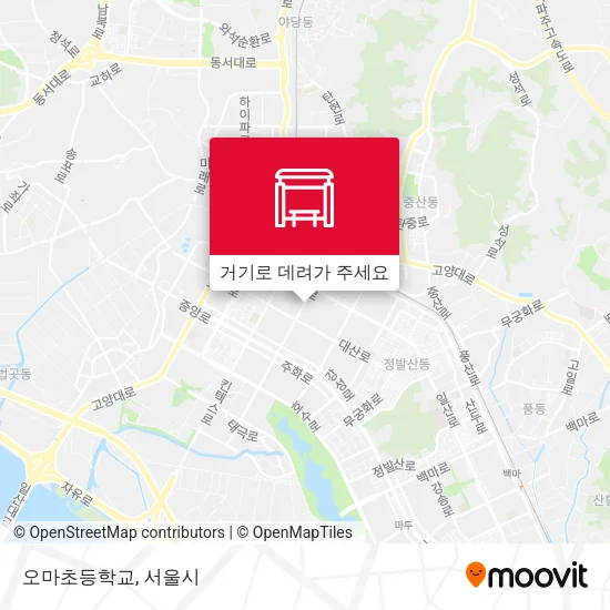 오마초등학교 지도