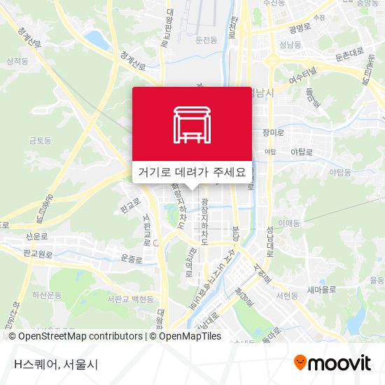 H스퀘어 지도