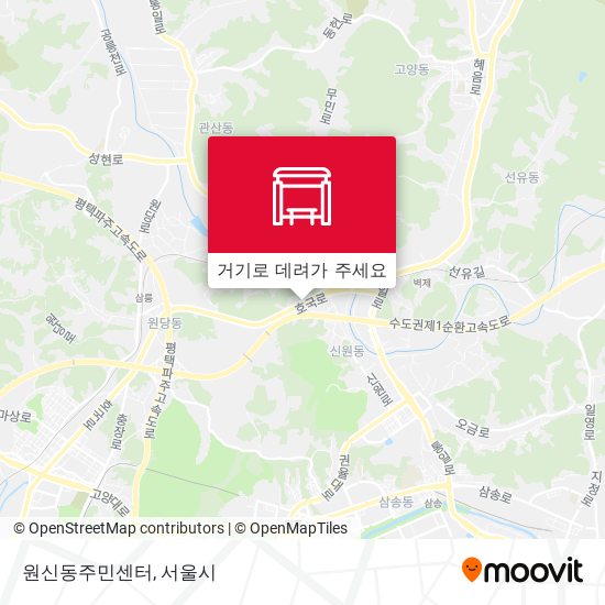 원신동주민센터 지도