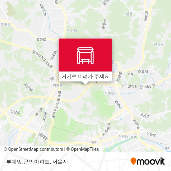 부대앞.군인아파트 지도
