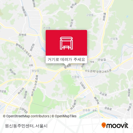 원신동주민센터 지도