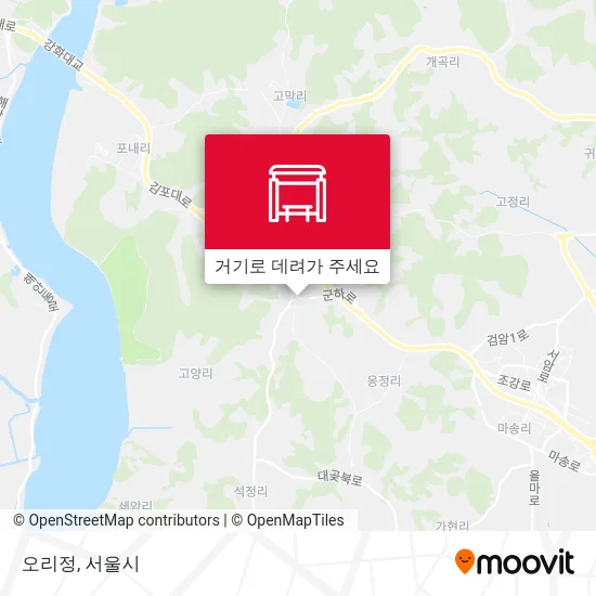 오리정 지도