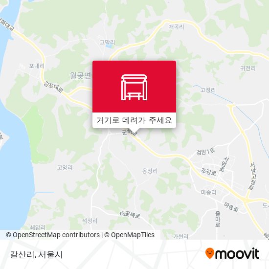 갈산리 지도