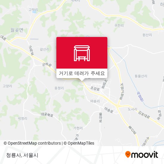 청룡사 지도