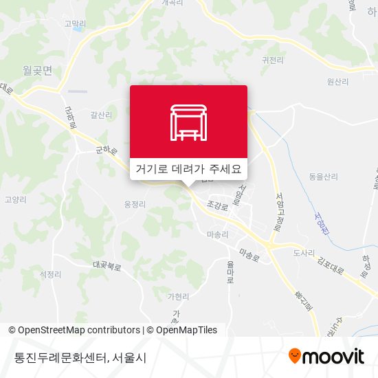 통진두례문화센터 지도