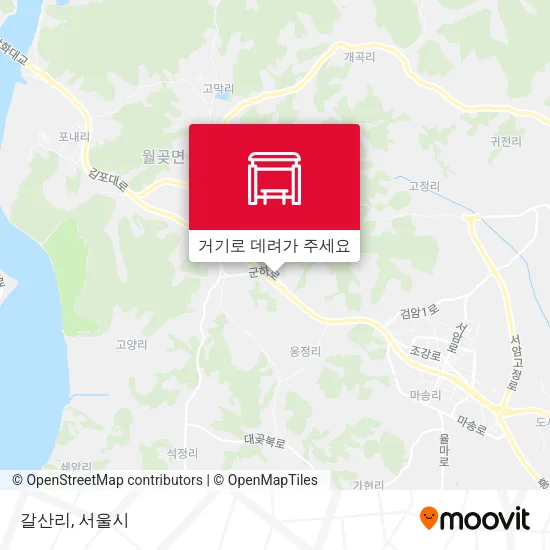 갈산리 지도