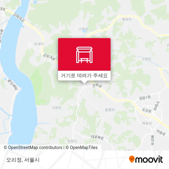 오리정 지도