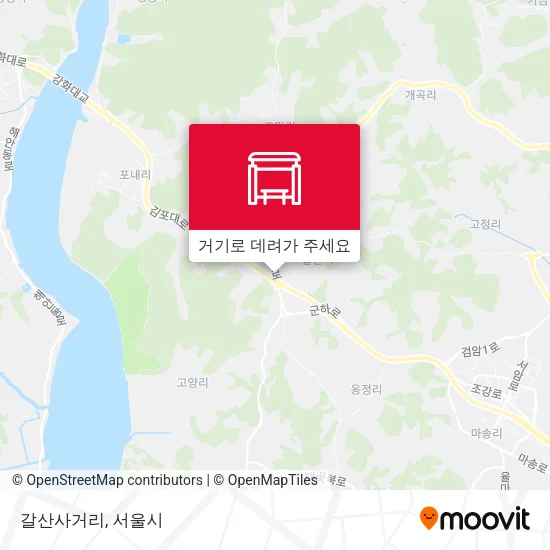 갈산사거리 지도