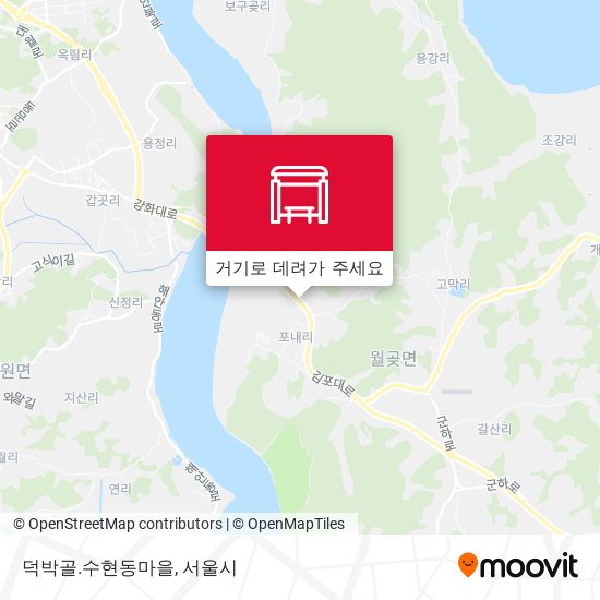 덕박골.수현동마을 지도