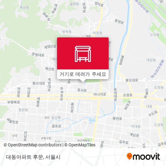 대동아파트 후문 지도