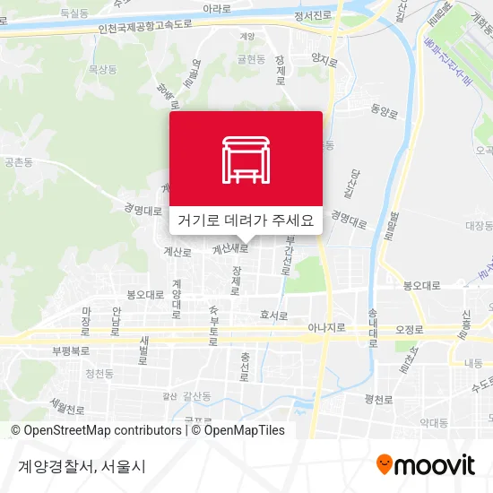 계양경찰서 지도