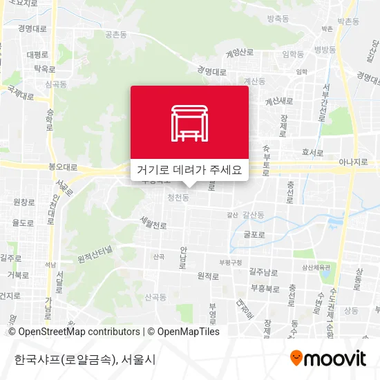한국샤프(로얄금속) 지도