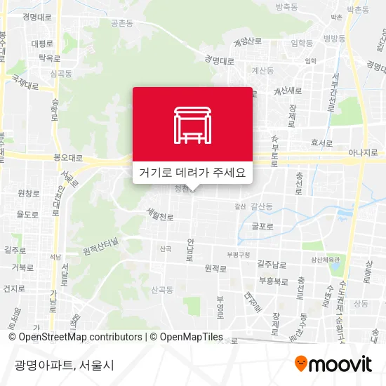 광명아파트 지도