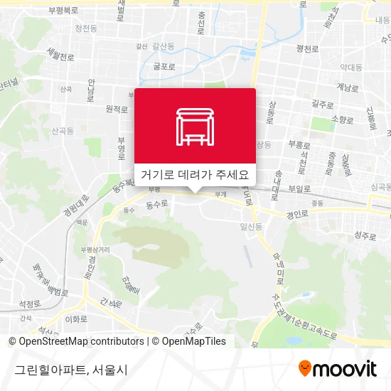 그린힐아파트 지도