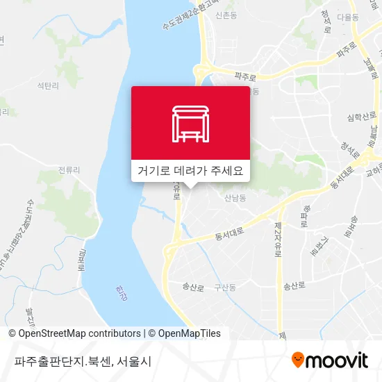 파주출판단지.북센 지도
