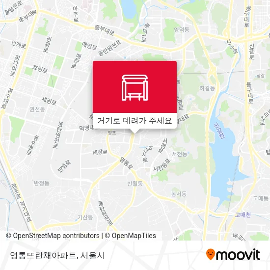 영통뜨란채아파트 지도