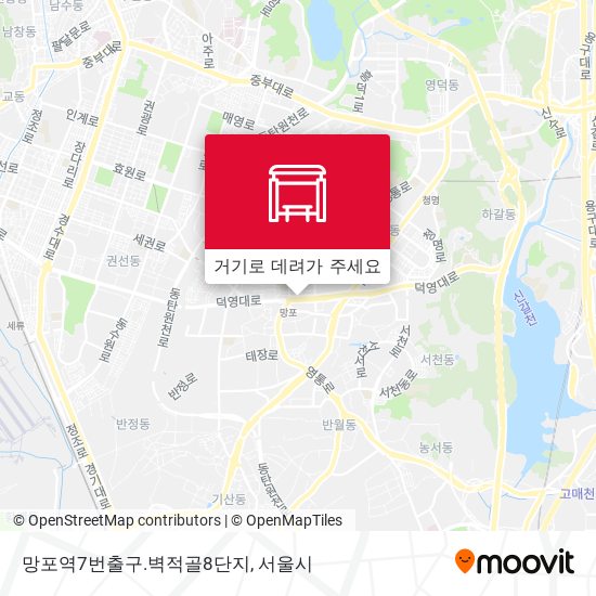 망포역7번출구.벽적골8단지 지도