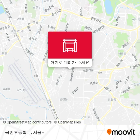 곡반초등학교 지도