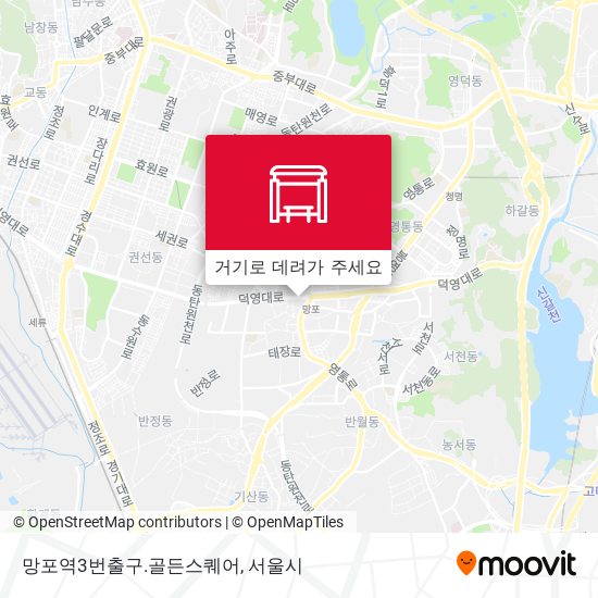 망포역3번출구.골든스퀘어 지도