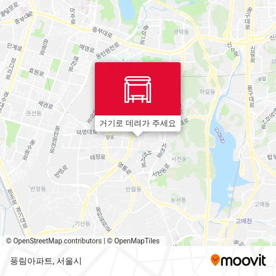 풍림아파트 지도