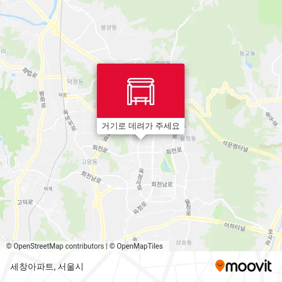 세창아파트 지도