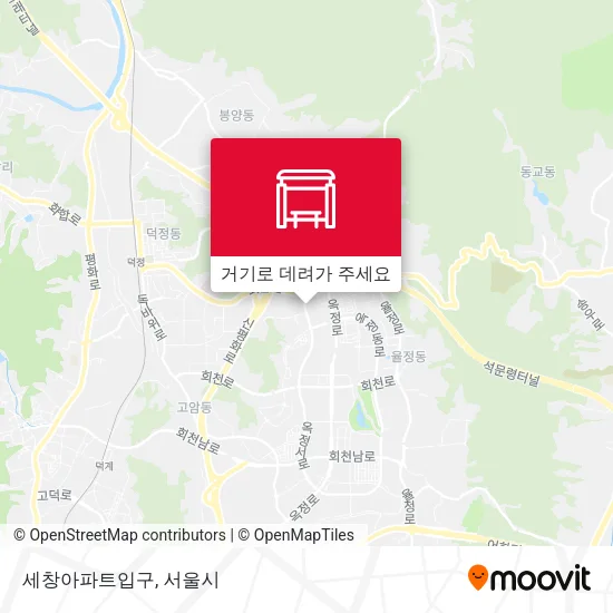 세창아파트입구 지도