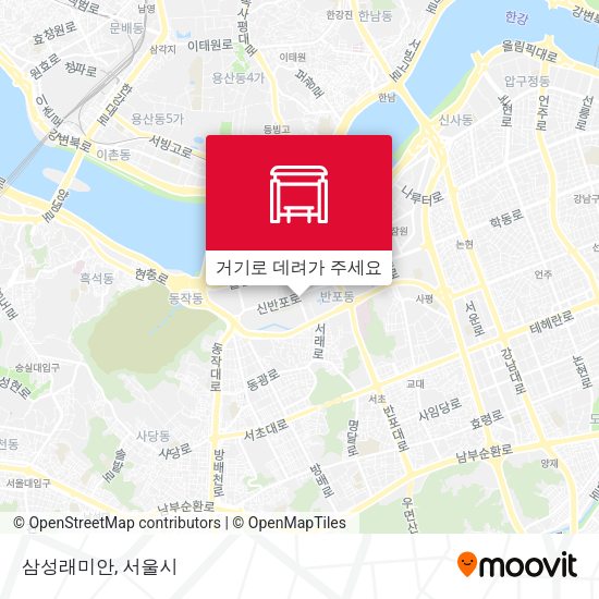 삼성래미안 지도