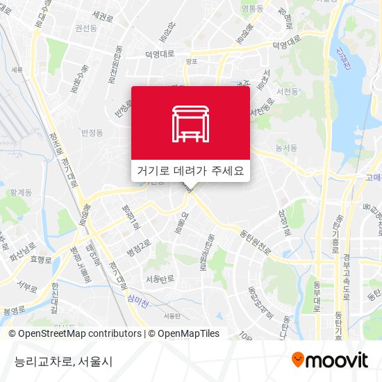 능리교차로 지도