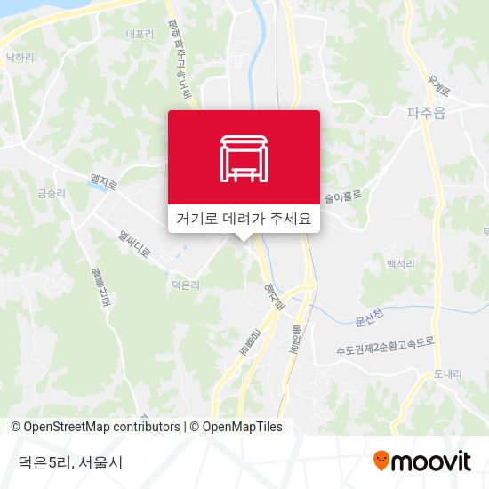 덕은5리 지도