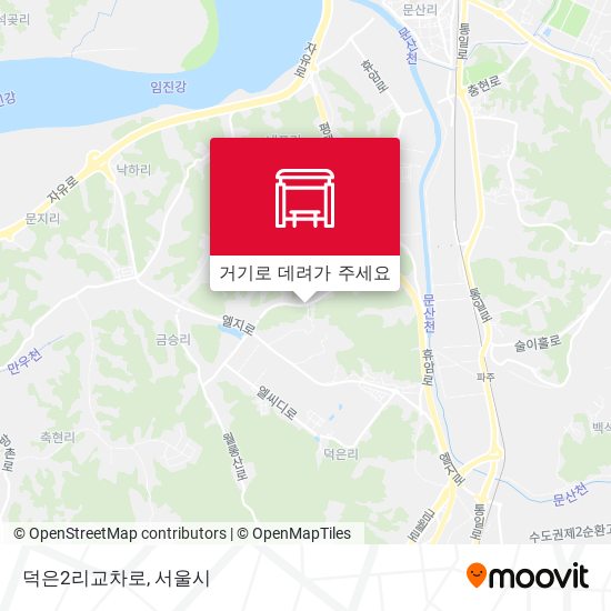덕은2리교차로 지도