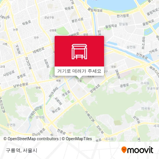 구룡역 지도