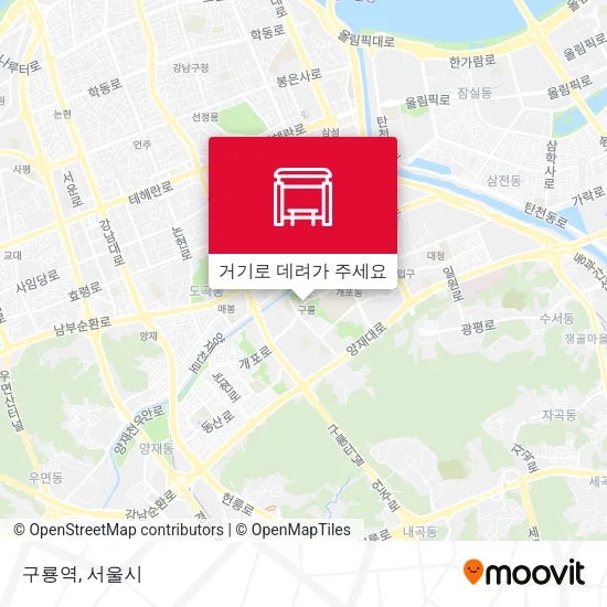 구룡역 지도