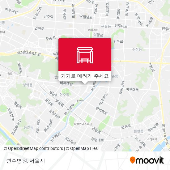 연수병원 지도