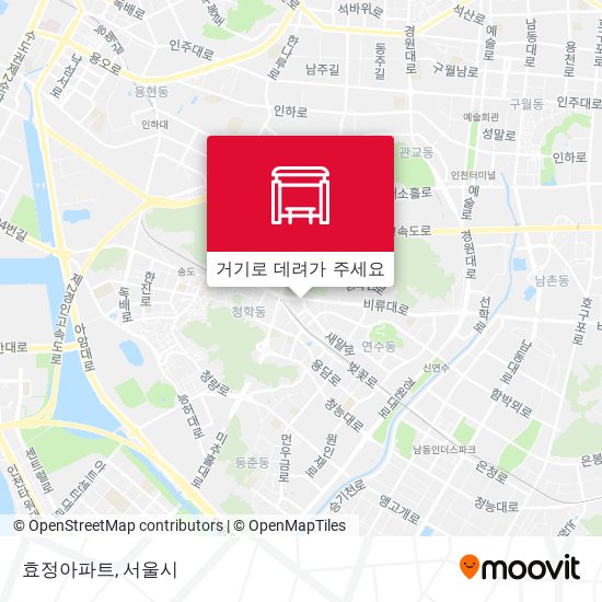 효정아파트 지도