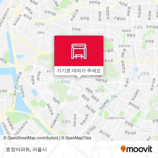 효정아파트 지도