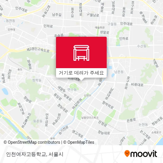 인천여자고등학교 지도