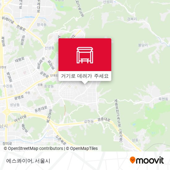 에스콰이어 지도