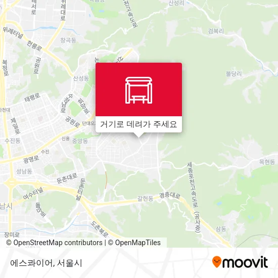 에스콰이어 지도