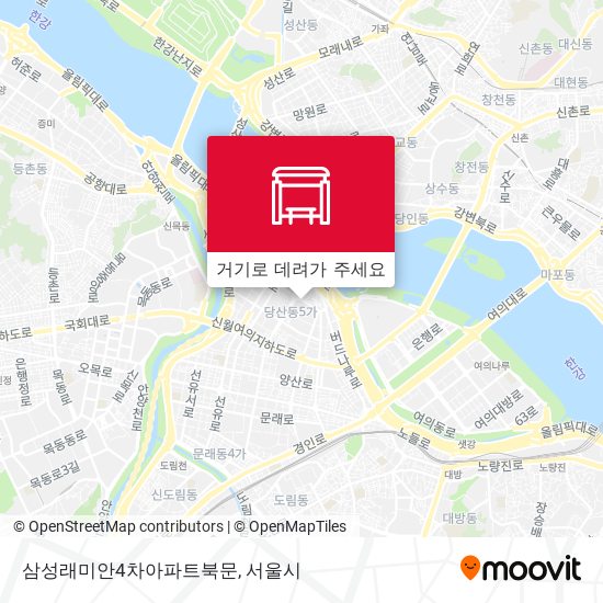 삼성래미안4차아파트북문 지도