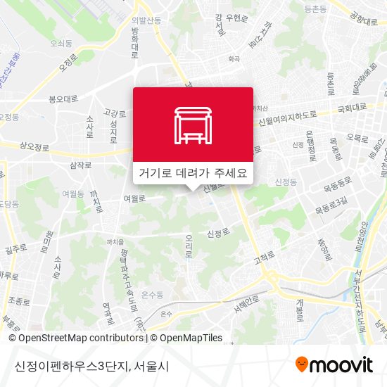 신정이펜하우스3단지 지도
