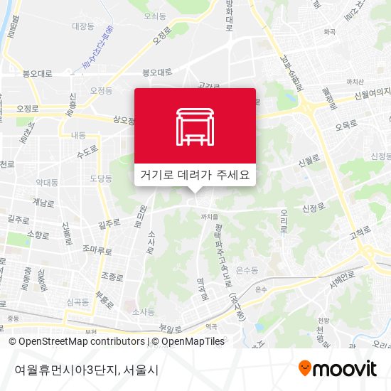 여월휴먼시아3단지 지도