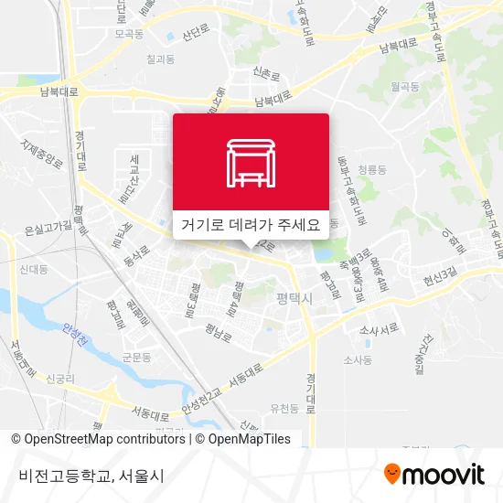 비전고등학교 지도