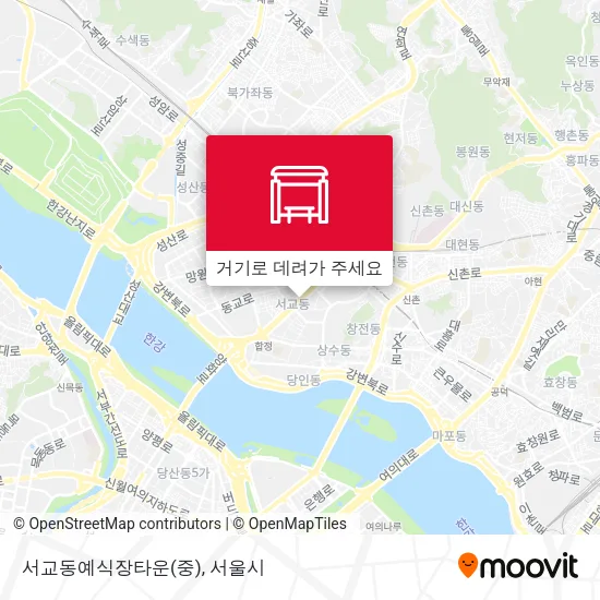 서교동예식장타운(중) 지도