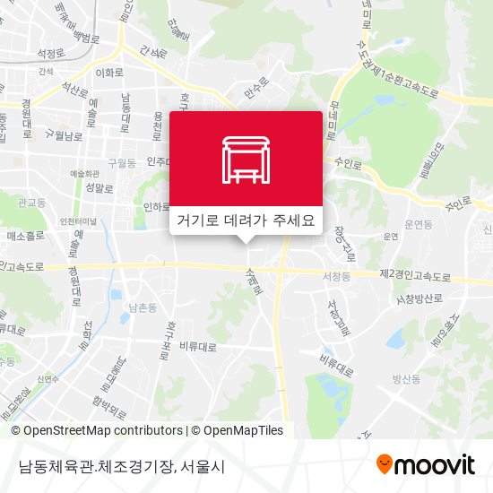남동체육관.체조경기장 지도