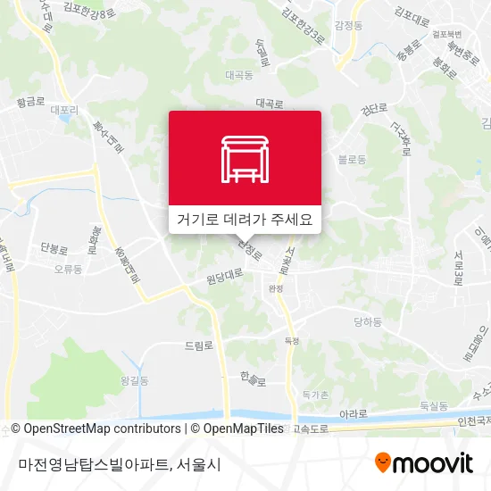 마전영남탑스빌아파트 지도
